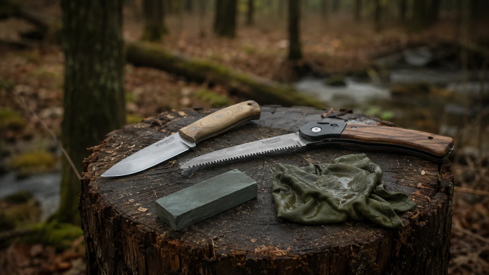 Entretenir couteau et outils de camp — illustration 1