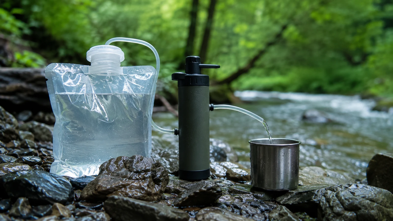 Filtrer l’eau en bivouac sans prendre de risques — illustration 3
