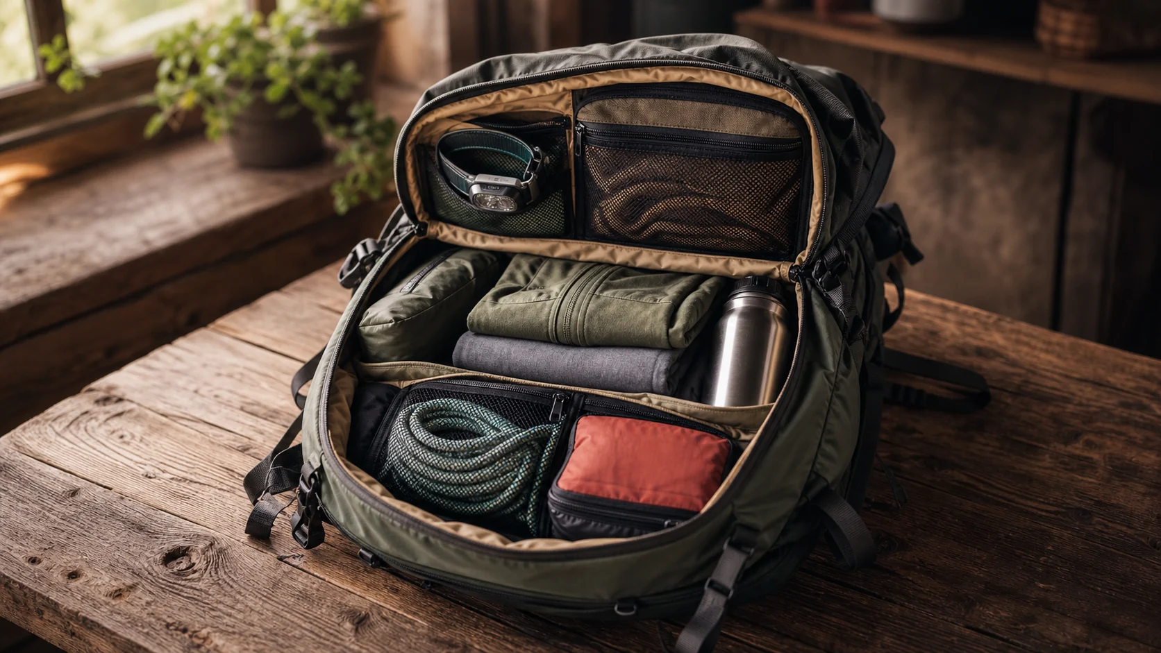 Ranger son sac de randonnée pour accéder vite au matériel — illustration 1